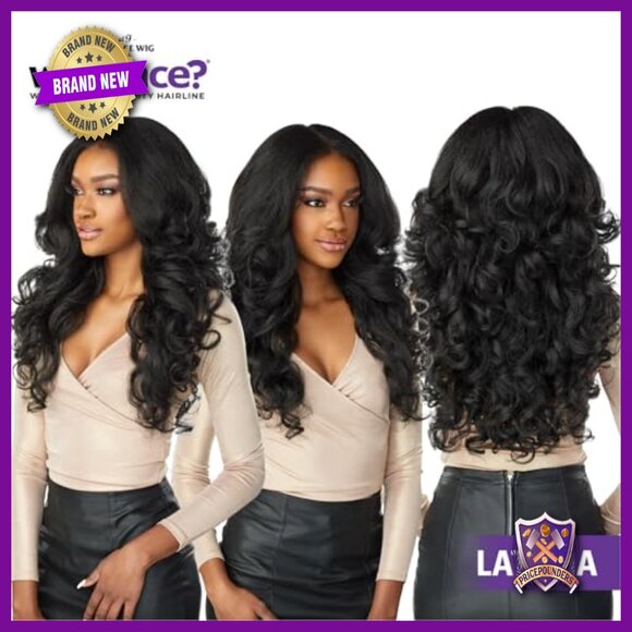 13x6 Lace Frontal Synthetic Wig Glueless Pre-Plucked Hairline Hand Tied main image 4